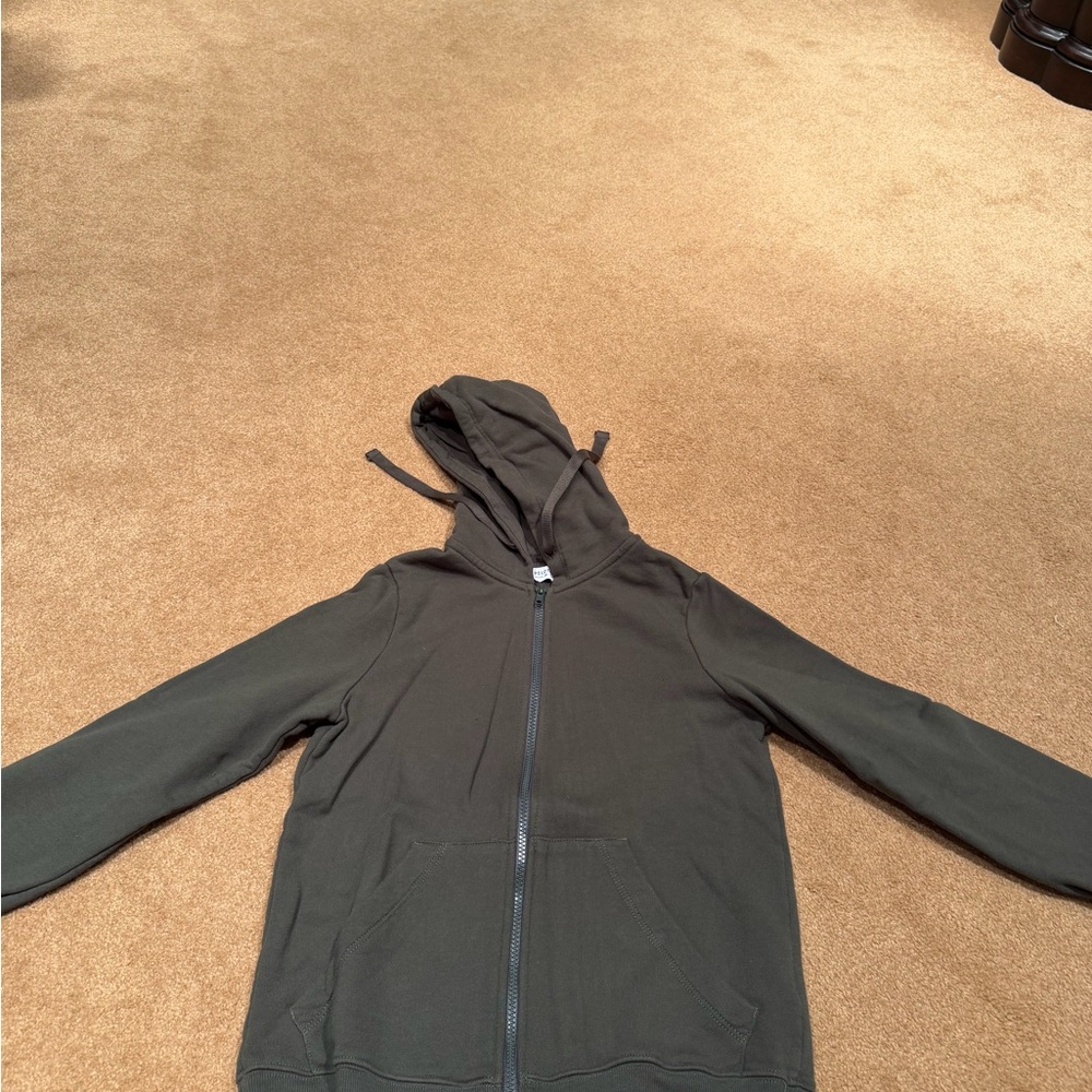 Peloton Women Army Green Hoodie with Gold Logo XS - Picture 2 of 2